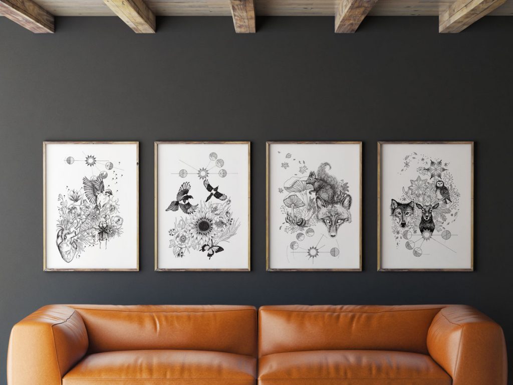 Maison Paula - Affiches les quatre saisons