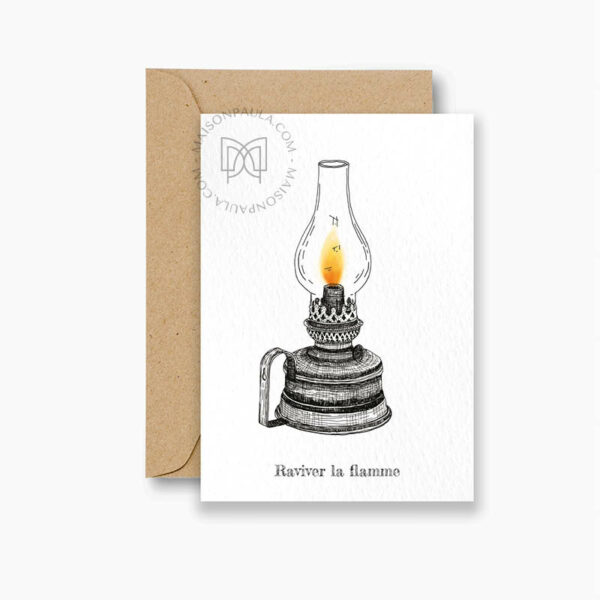 Carte postale Raviver la flamme