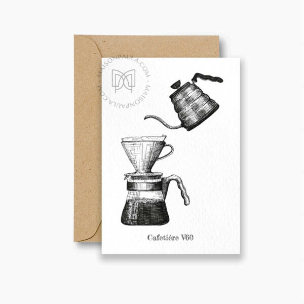 Carte postale Cafetière V60